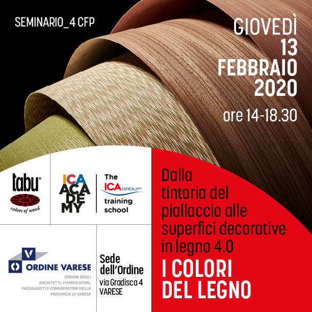 Seminario I COLORI DEL LEGNO, Varese