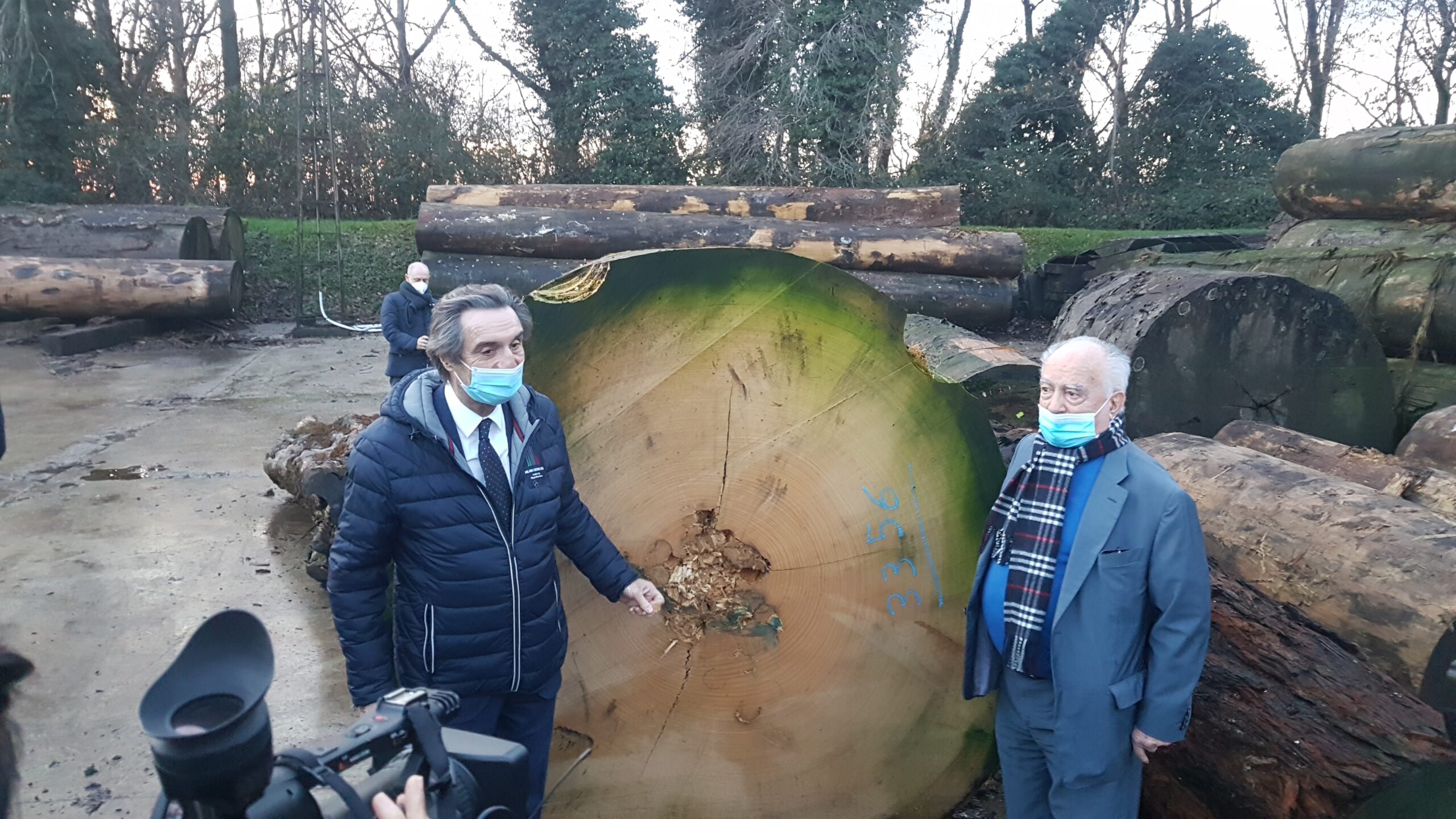 Lombardy Region President Attilio Fontana visiting TABU