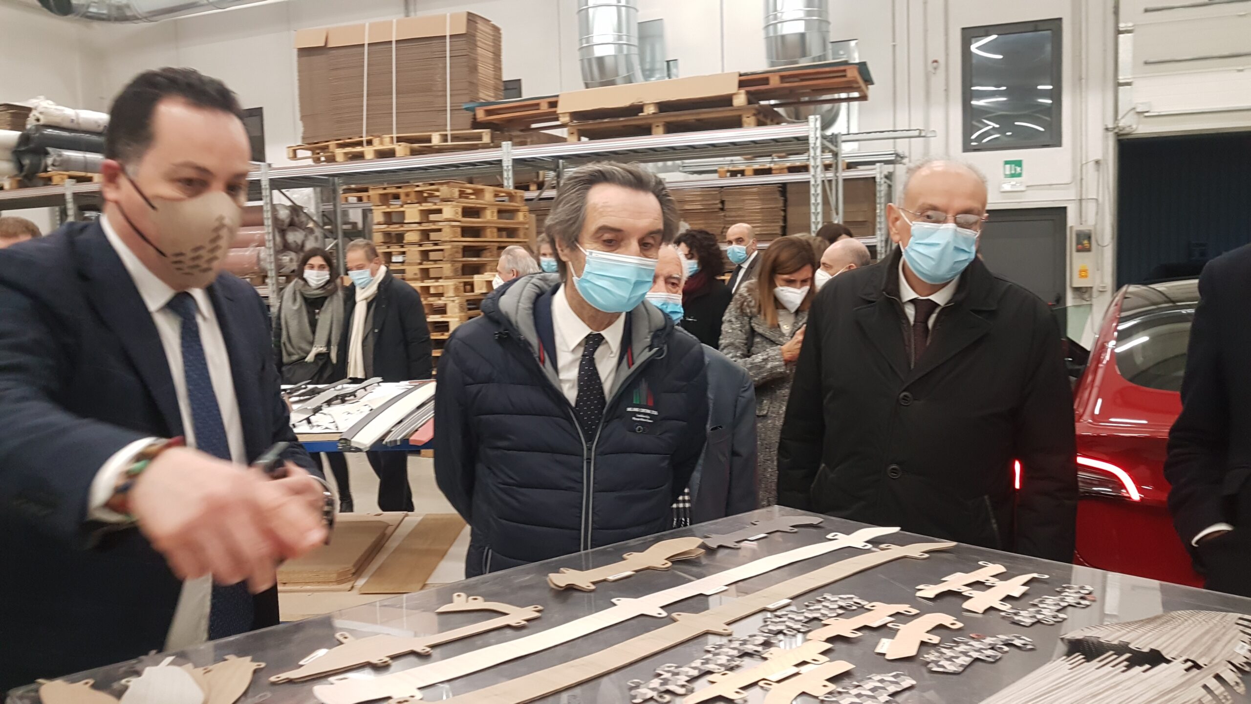 Lombardy Region President Attilio Fontana visiting TABU