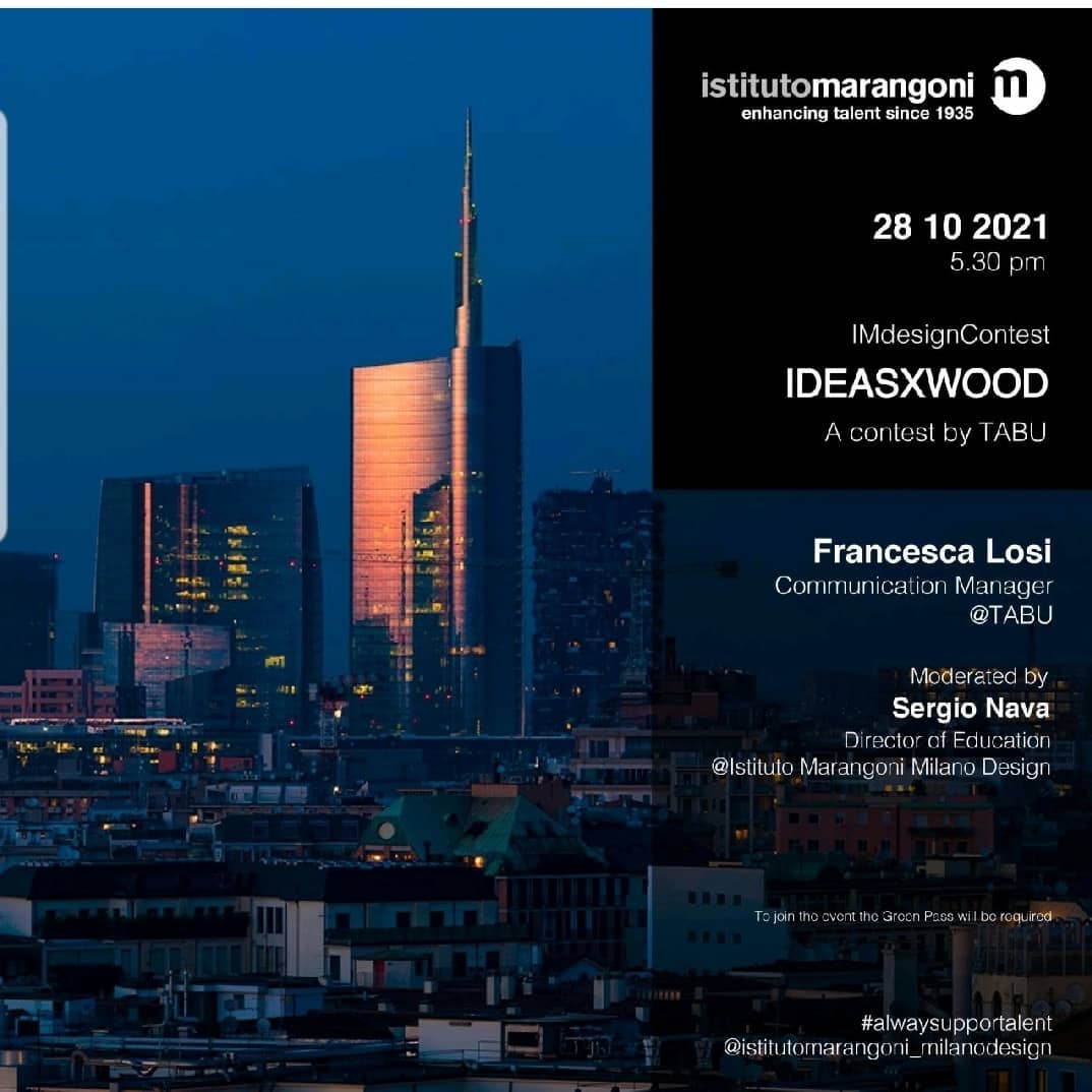 IDEASxWOOD Contest, 4th Edition Meeting at Istituto Marangoni