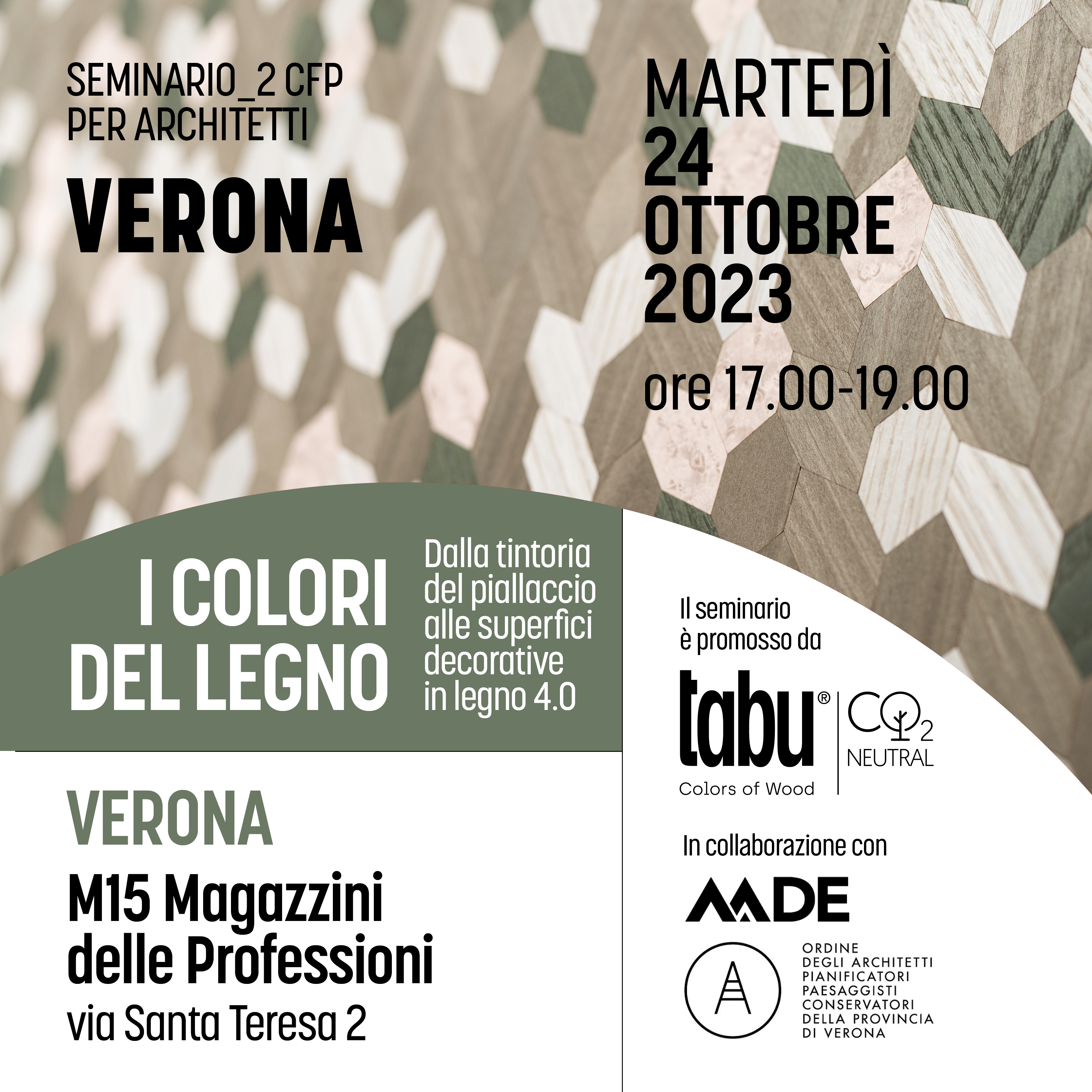 Seminario Architetti, VERONA, 24 Ottobre 2023