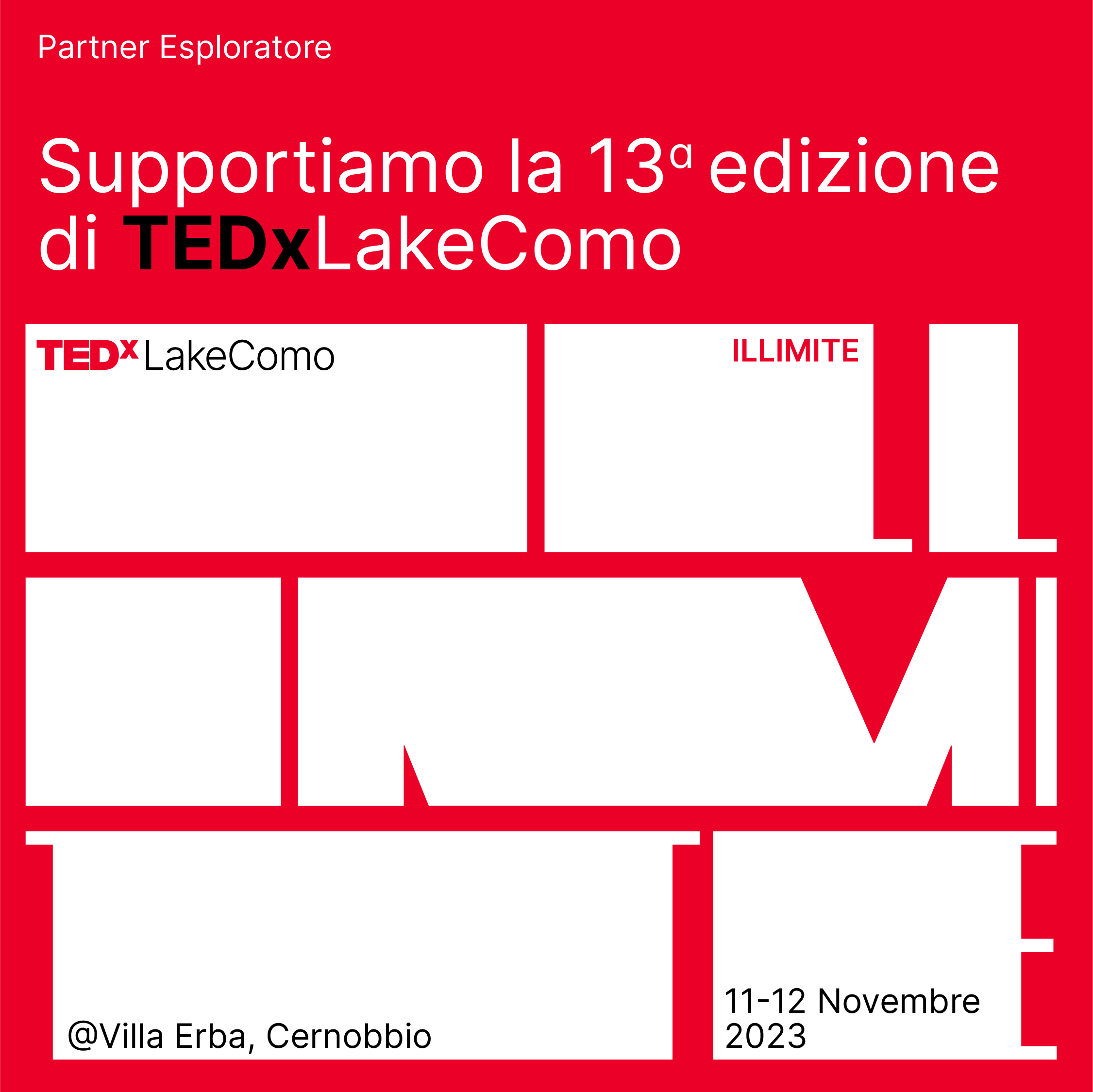 TEDxLakeComo XIII 11-12 Novembre 2023 @ Villa Erba, Cernobbio