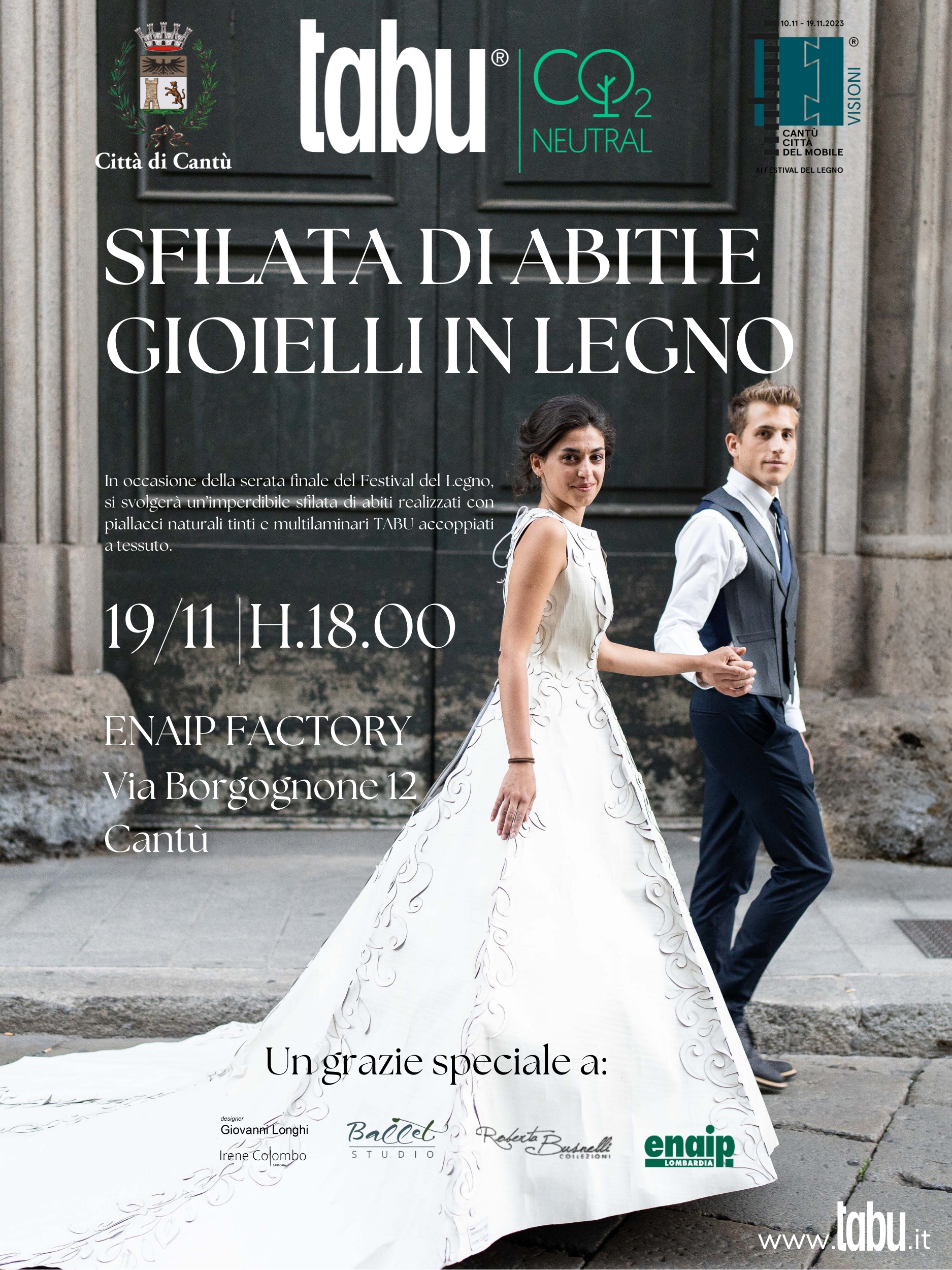 19/11 | SFILATA DI ABITI E GIOIELLI IN LEGNO