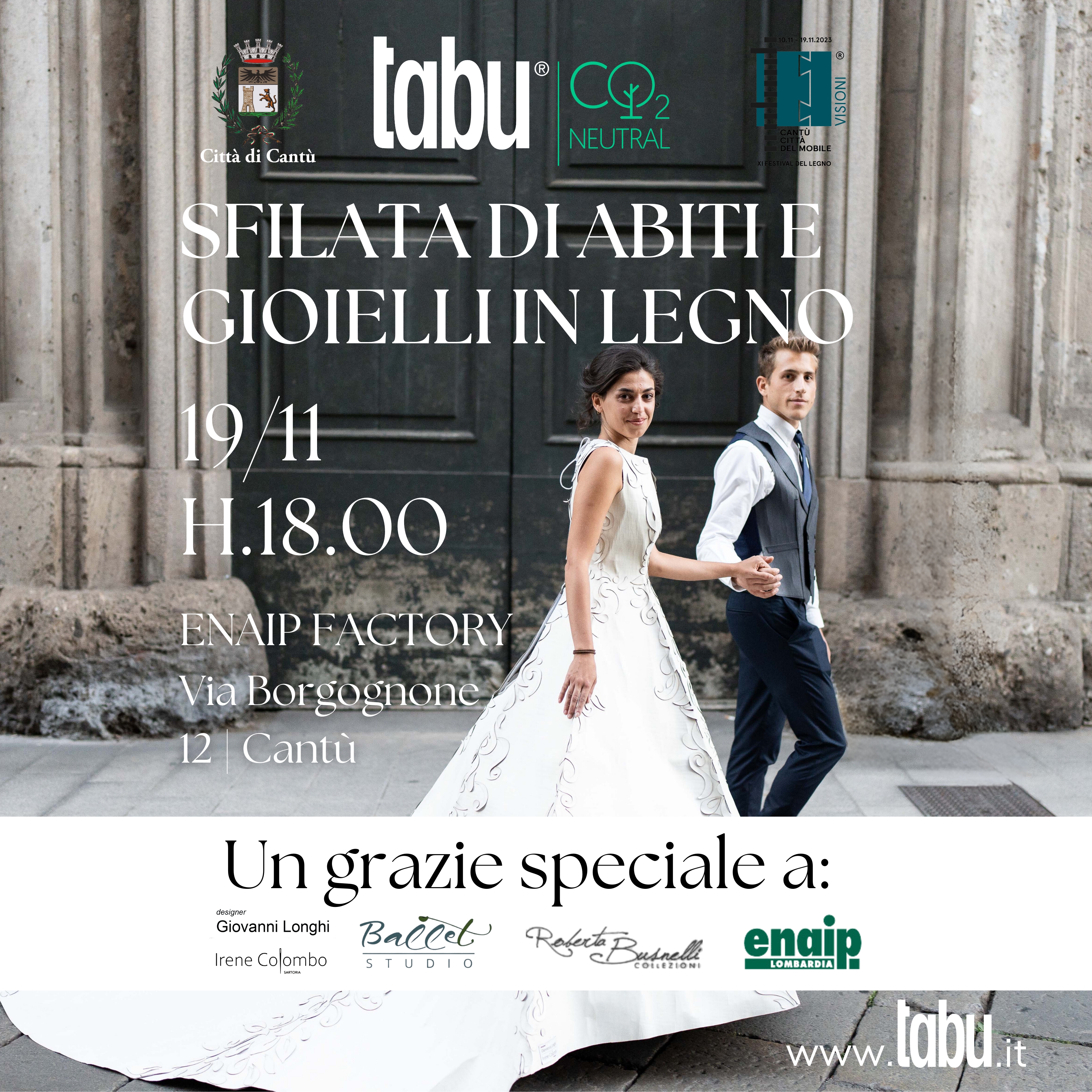 19/11 | SFILATA DI ABITI E GIOIELLI IN LEGNO